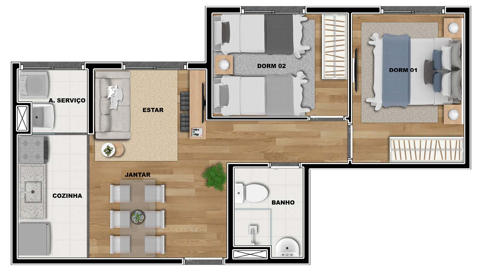 42m²