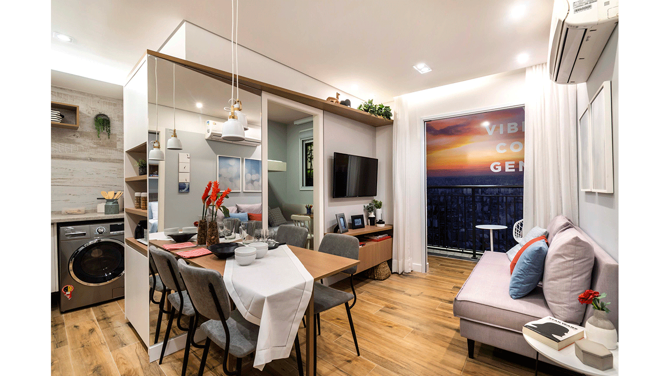 Sala de estar + jantar