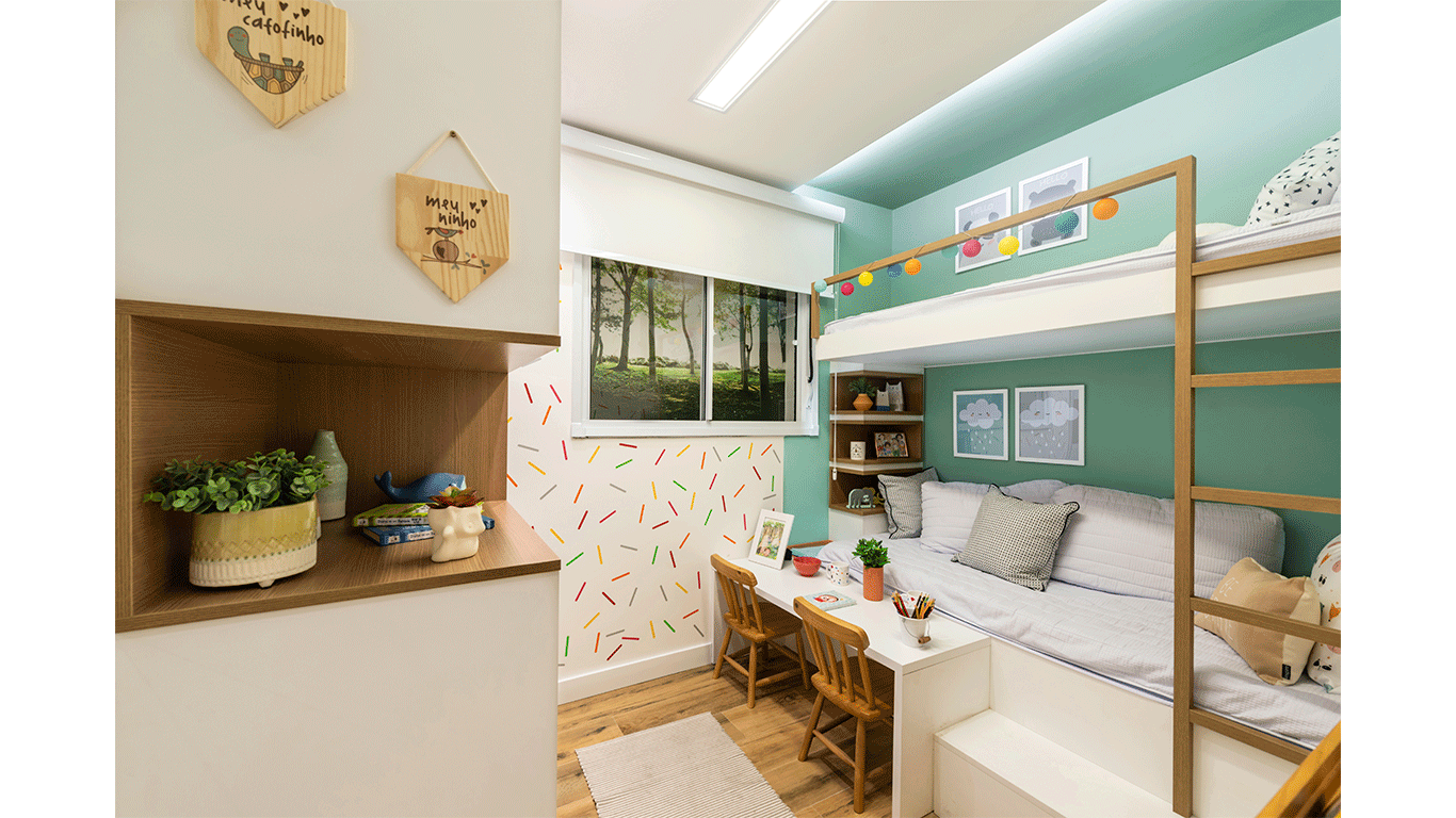 Quarto do Apartamento Decorado