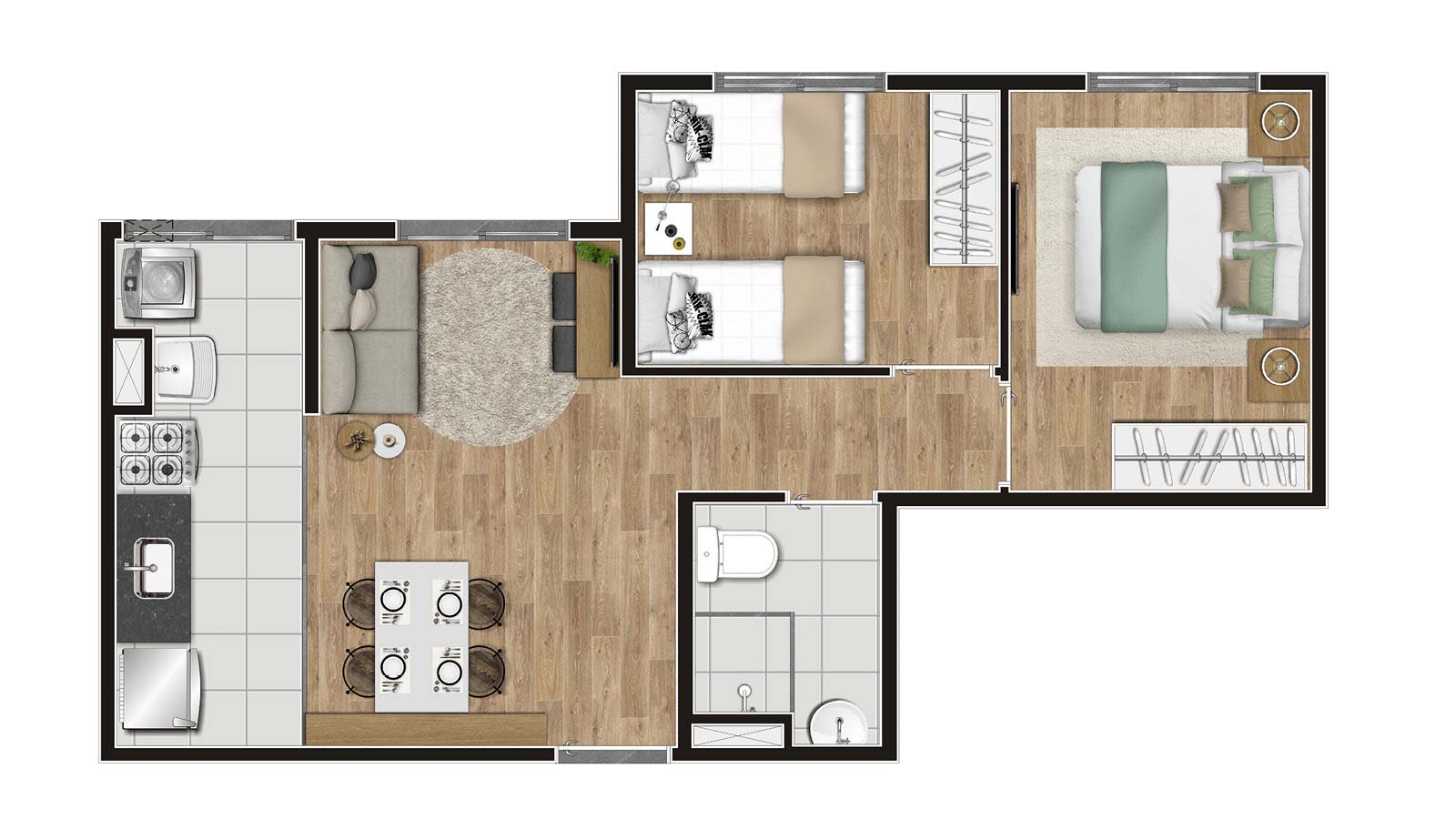 42m²