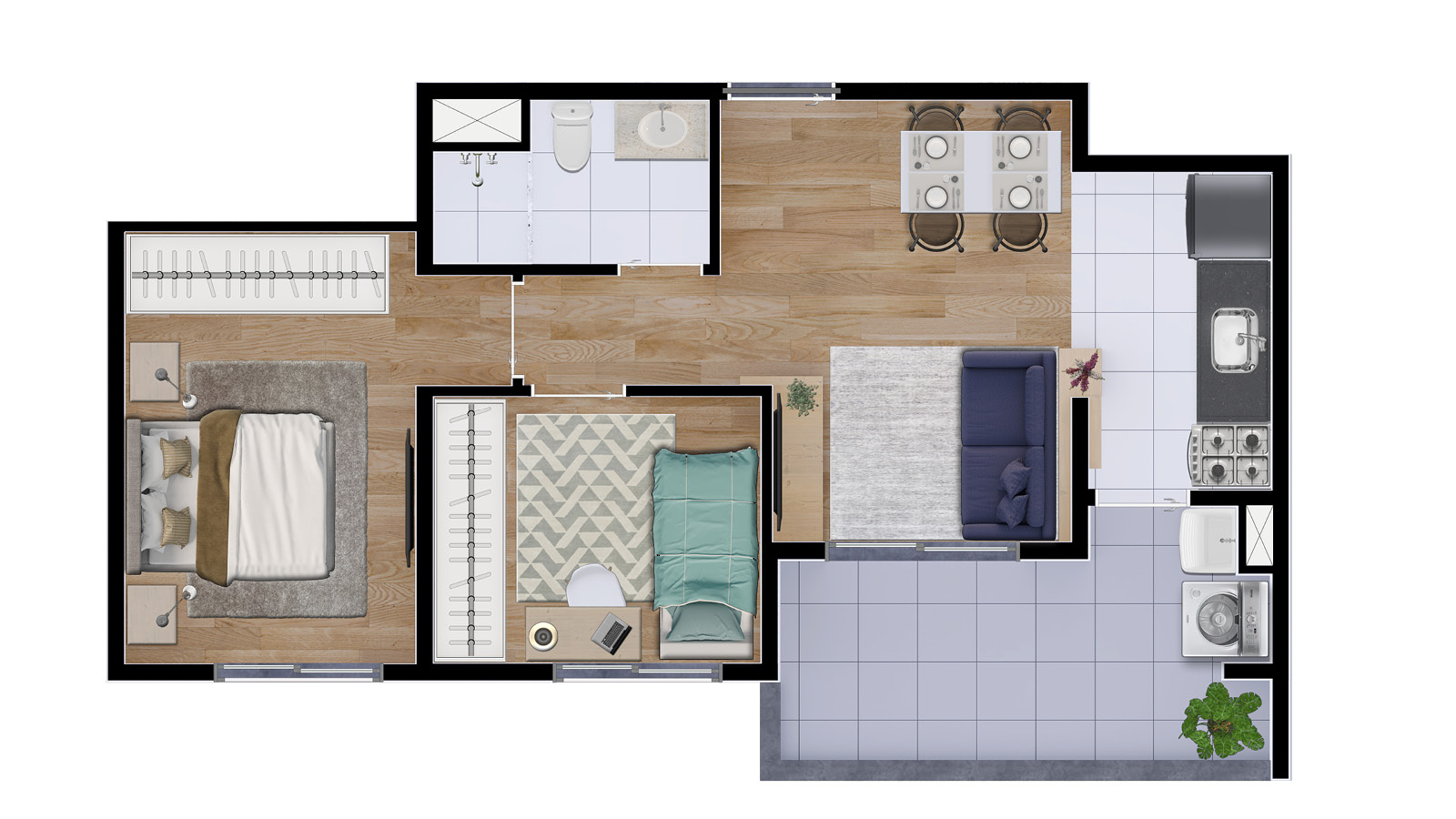45,5m²