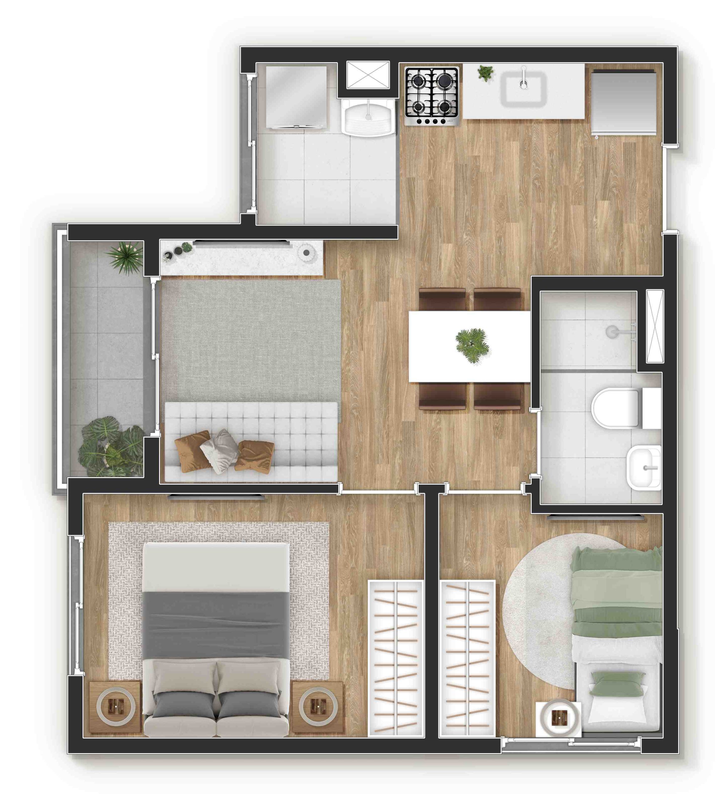 38m²