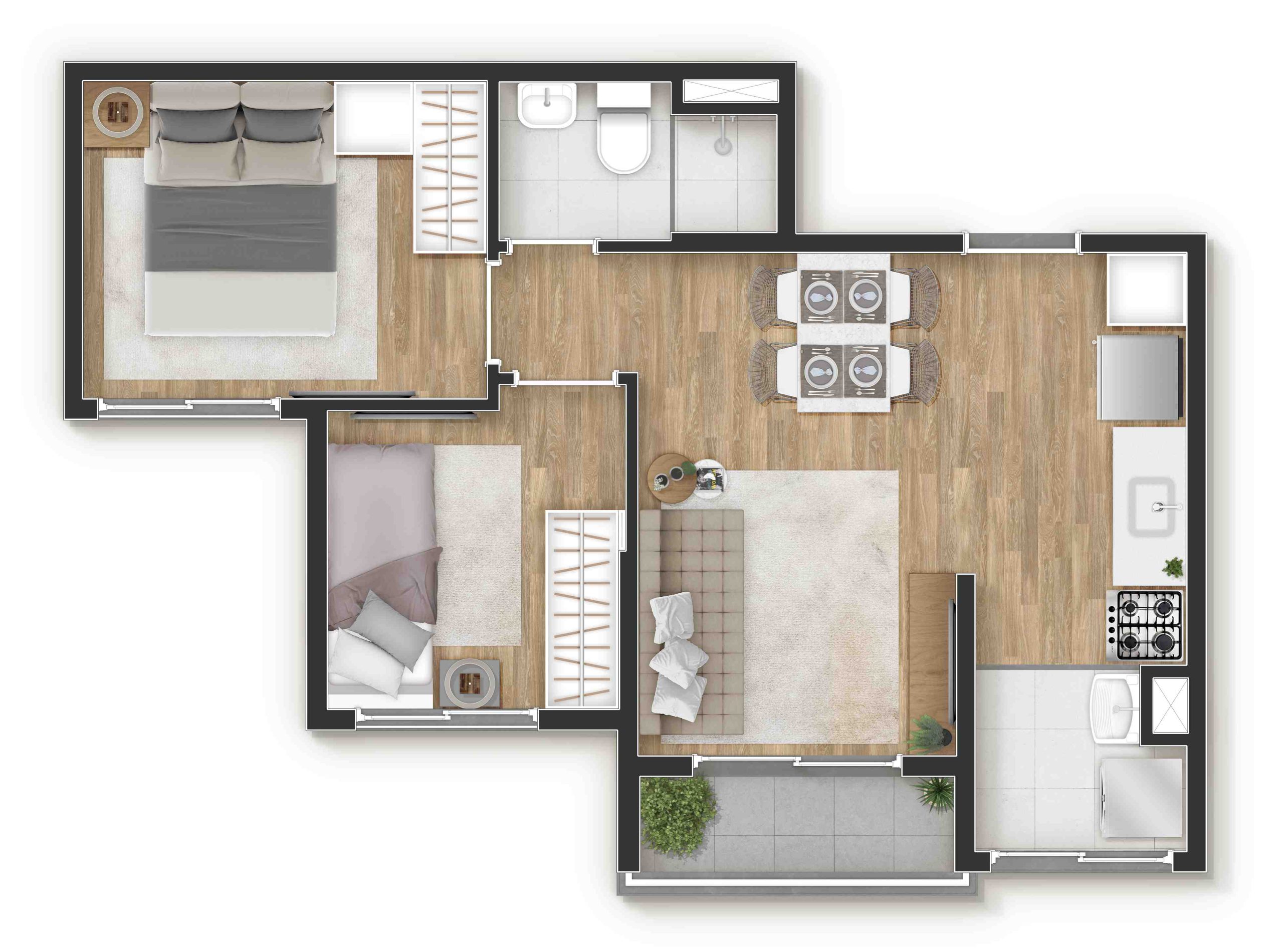 40m²