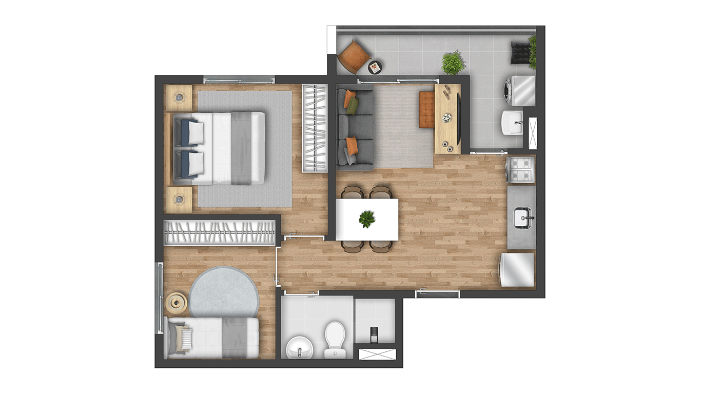 Planta 2 Dorms.