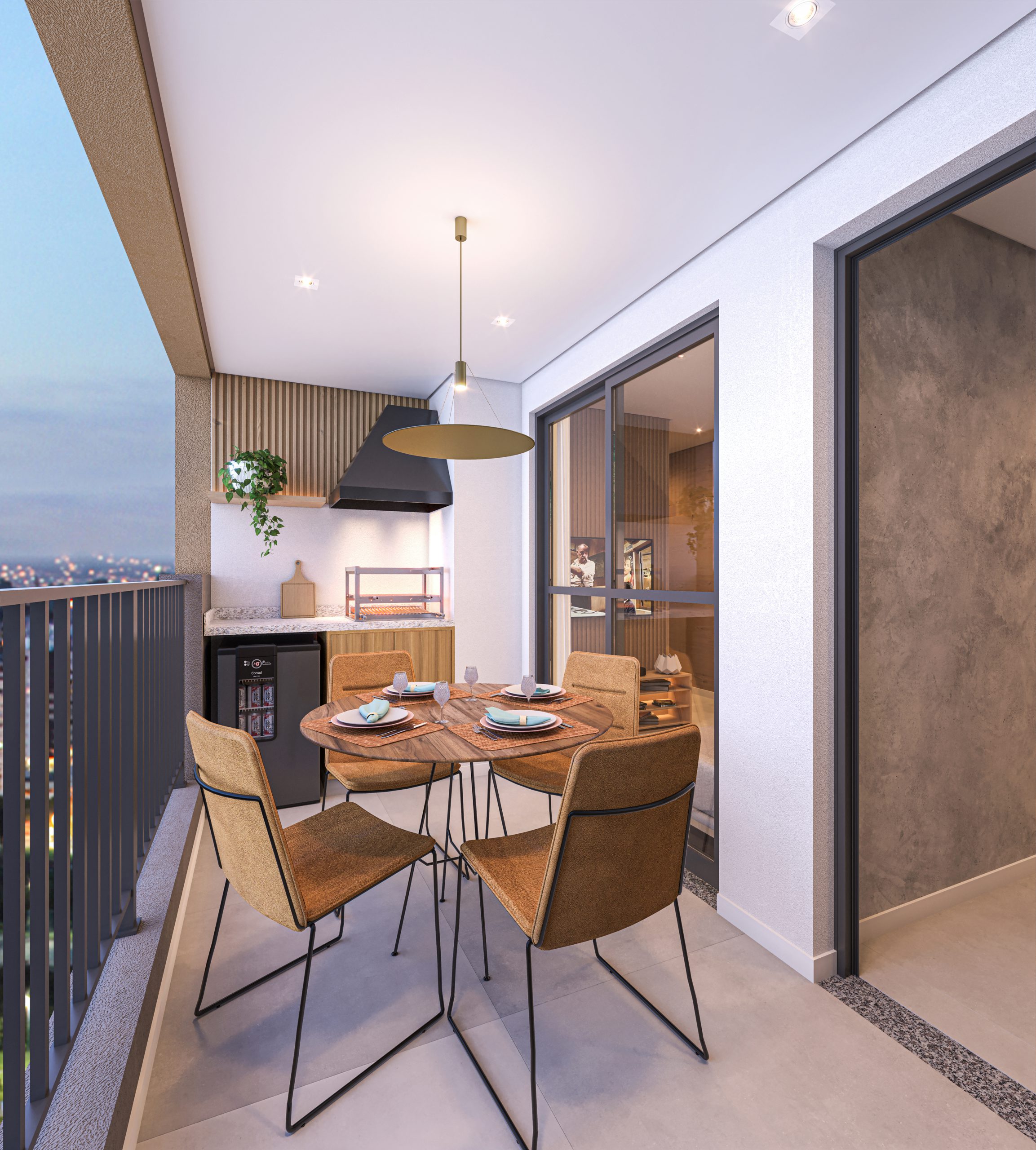 Terraço – Planta de 50m²
