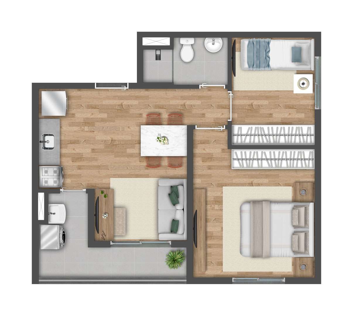 44M²