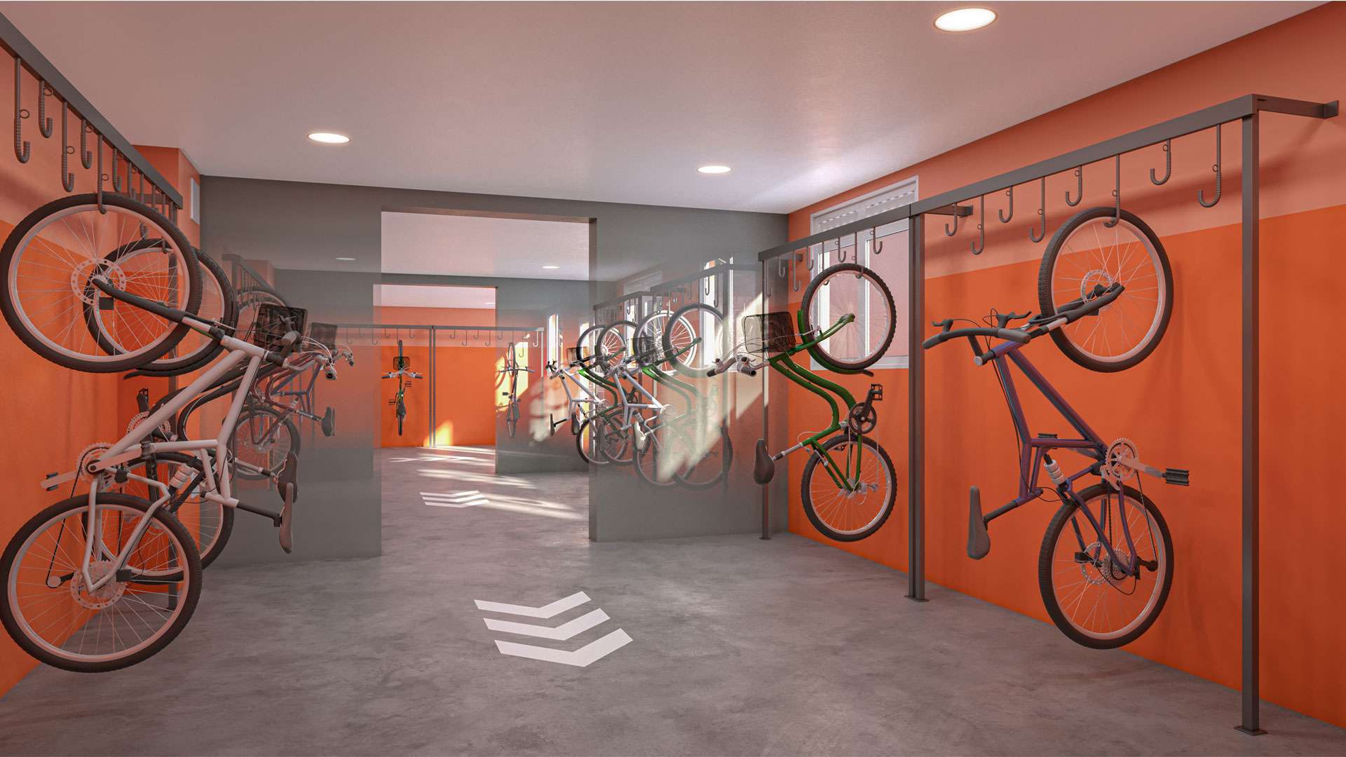 Bicicletário coberto