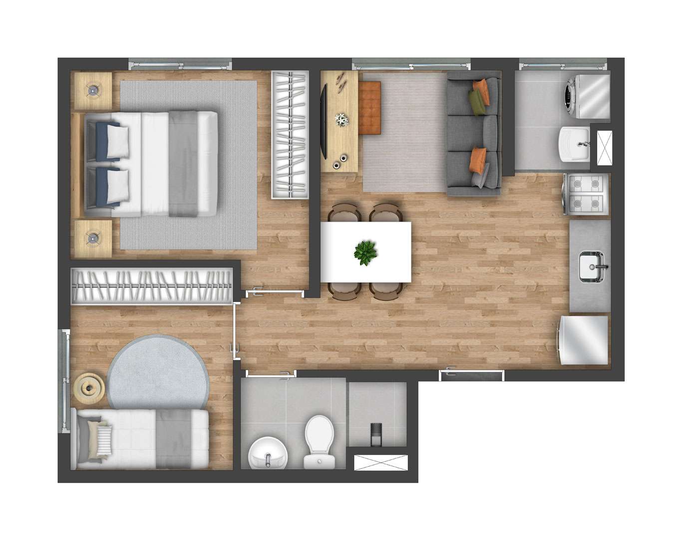 36m²