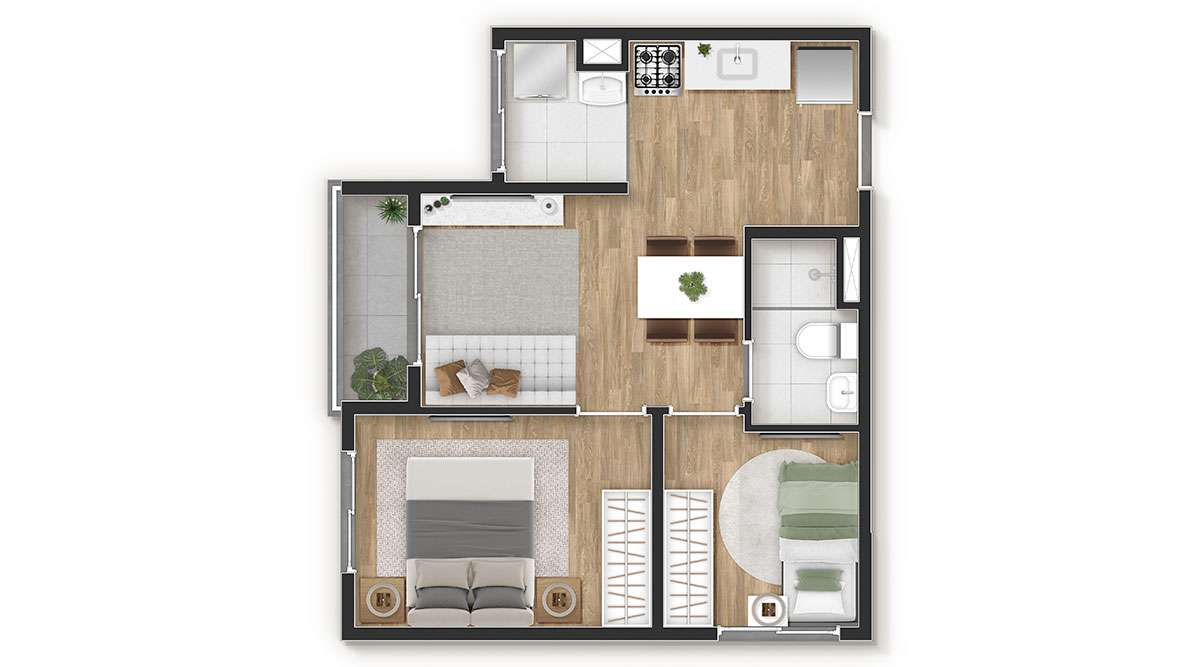 38m²