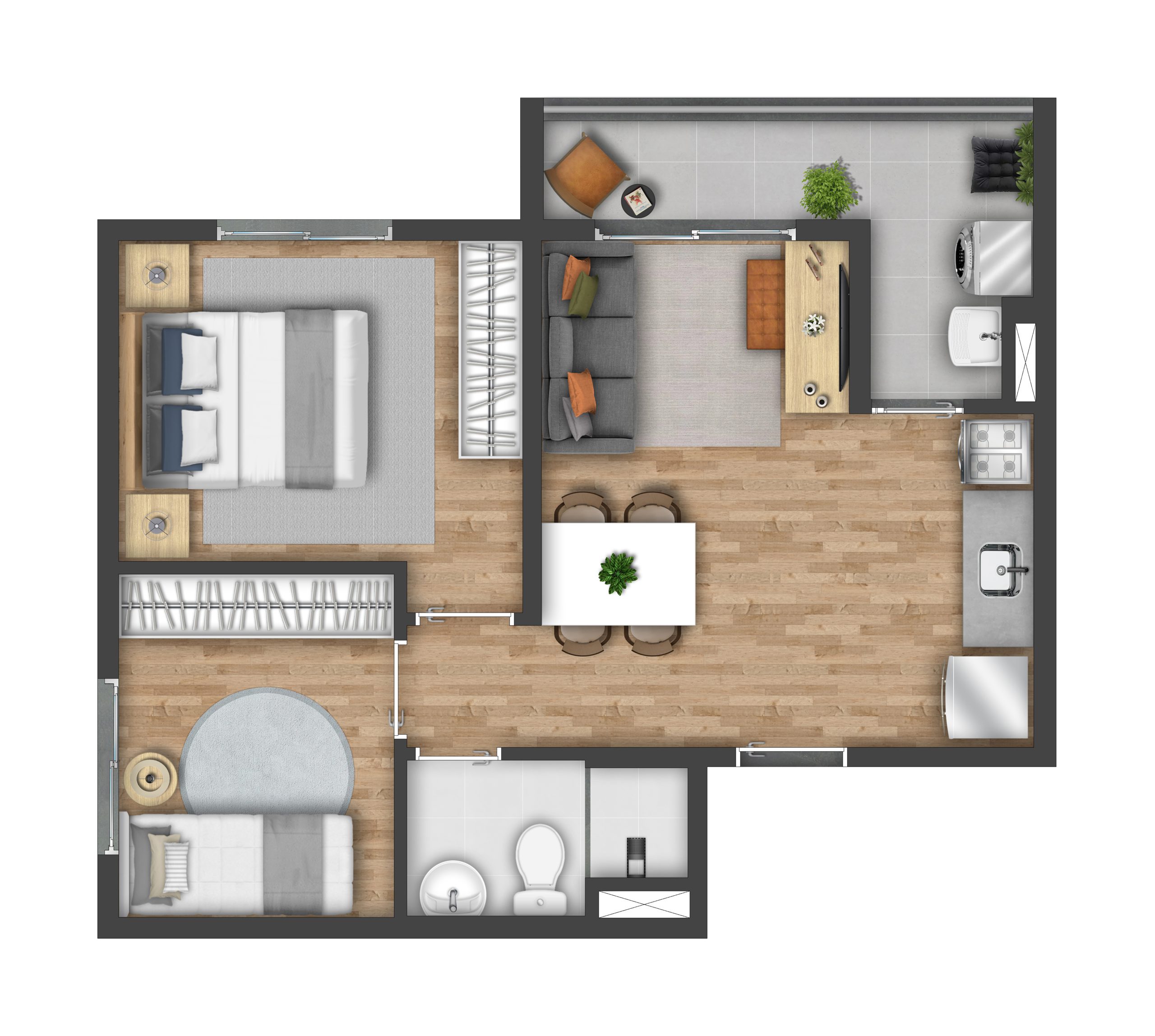 40m²
